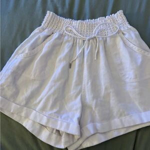 Forever 21 High Waist White Shorts